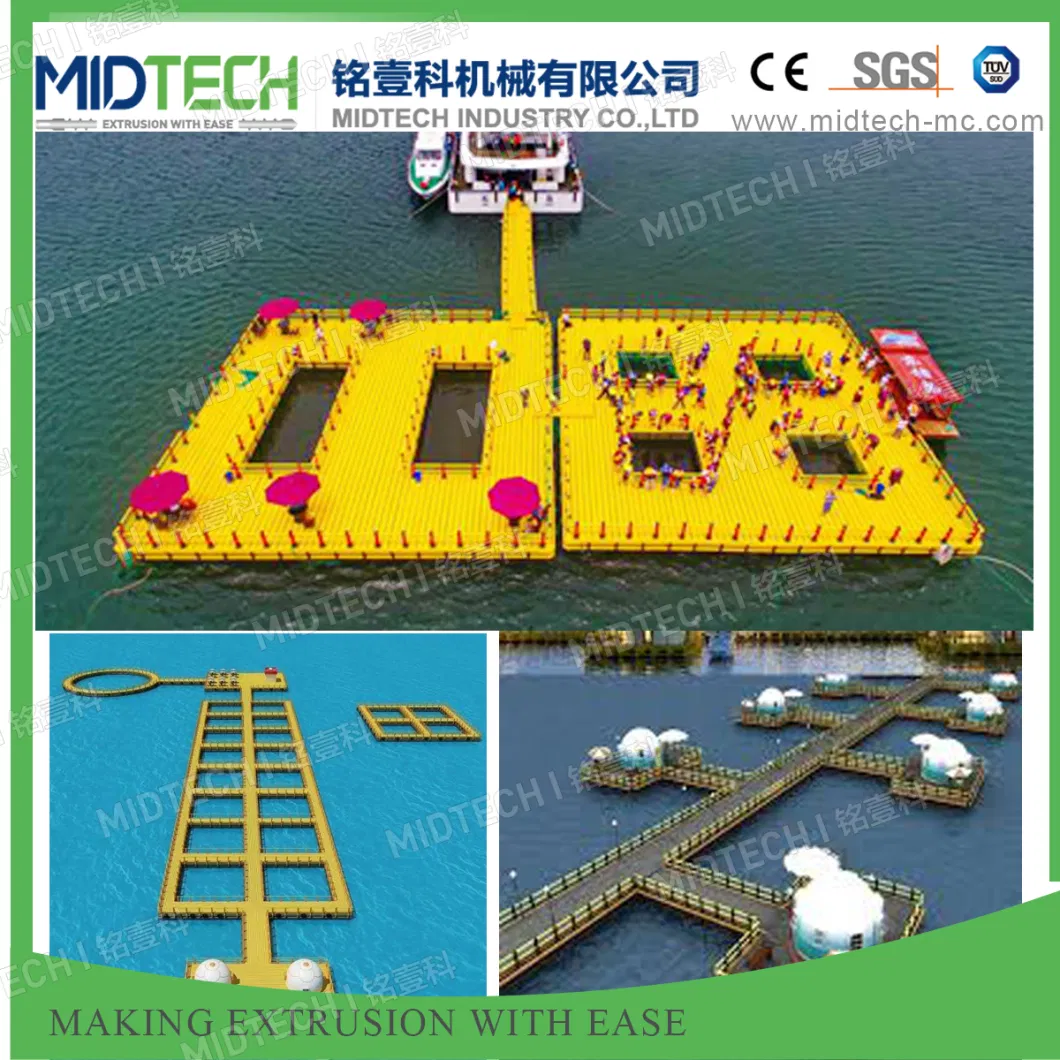 (Midtech Industry) Plastic Foaming PE/HDPE Fishing Raft Profile Board Extrusion Production Line