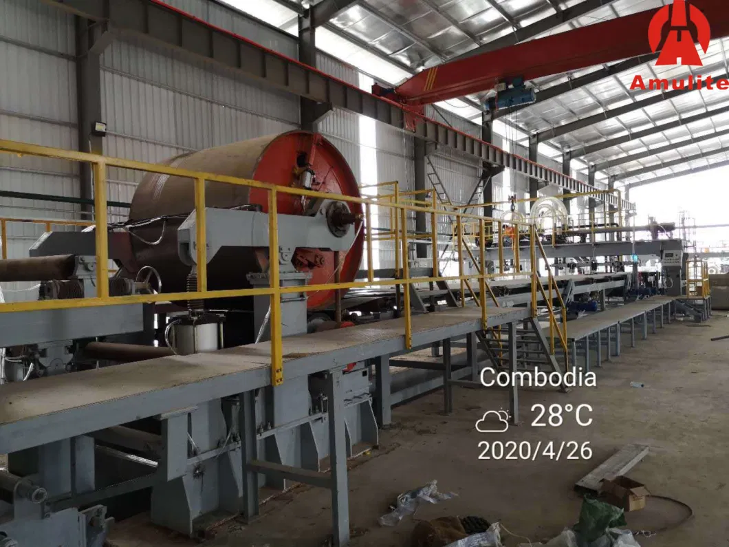 Foaming Cement Board Production Line/Fiber Cement Ceiling Sheet Making Production Line